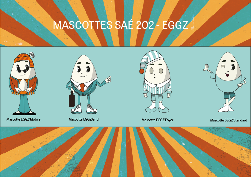 Création d'une mascotte : EGGZ